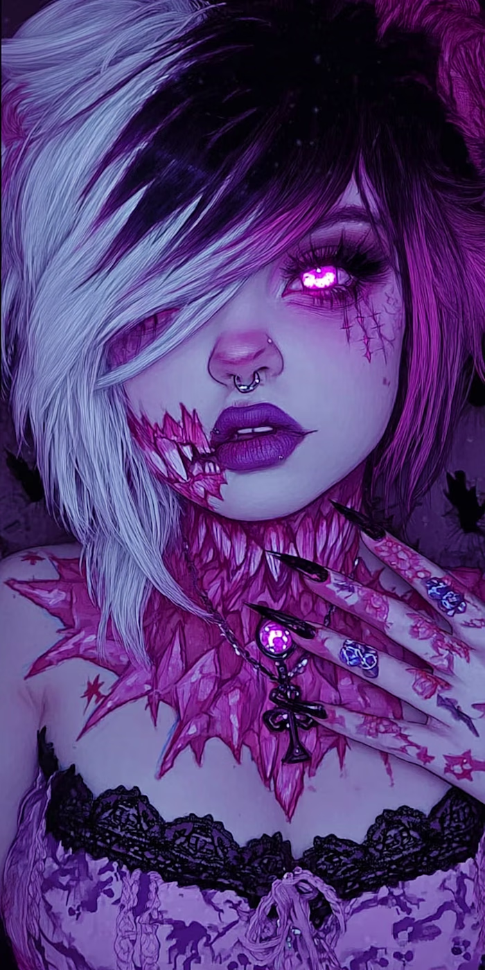 Emo style artwork