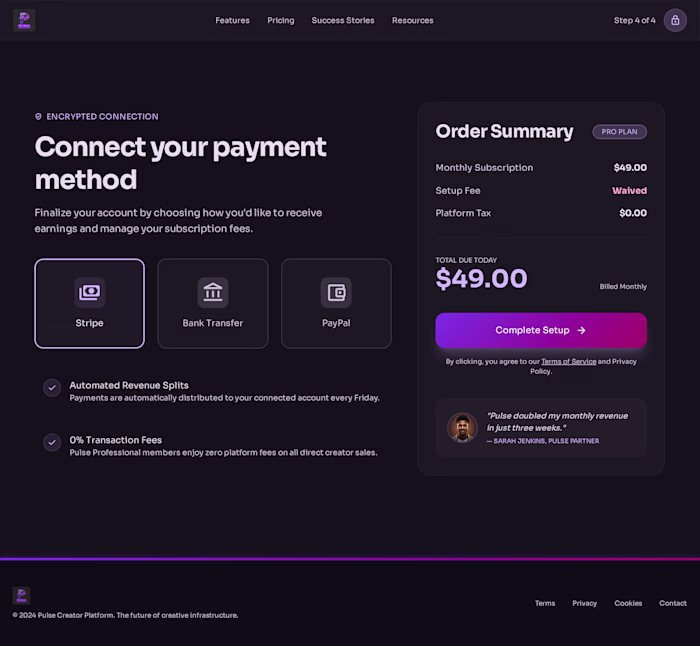 PULSE - Creator Monetization Platform: