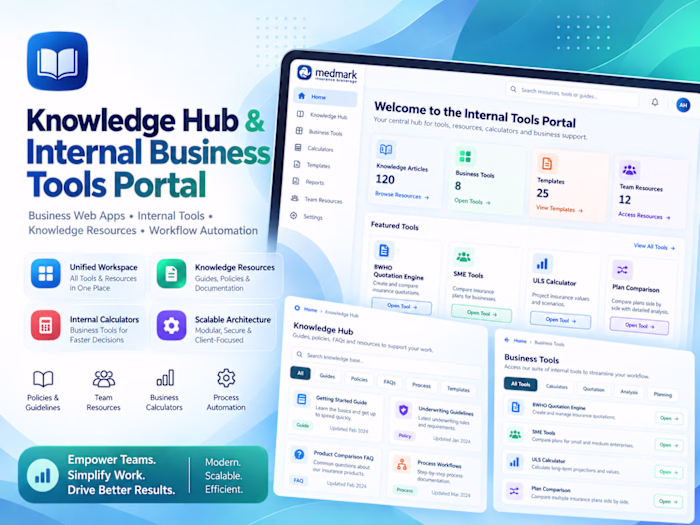 Knowledge Hub & Internal Business Tools Portal