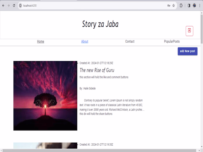 Blog Application