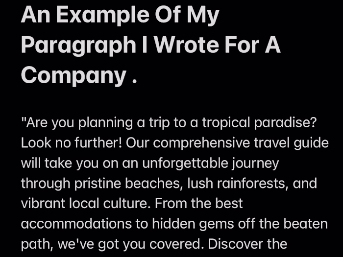 Freelance Writer 