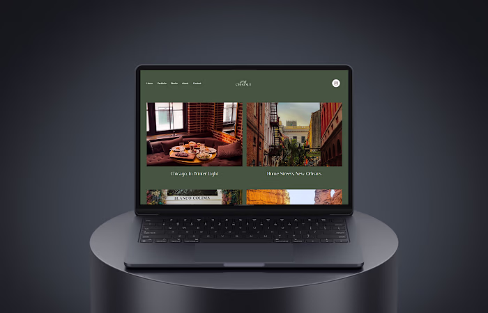 Photography Website Design