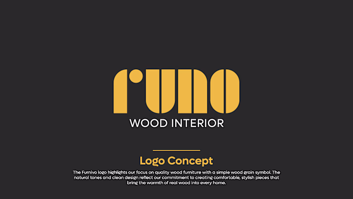 Runo Wood Interior | Logo & Branding Guideline