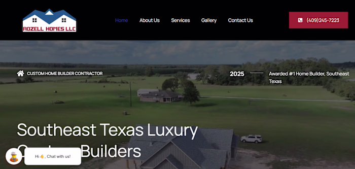homebuilder website webflow