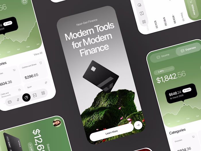 Personal Finance App UI Design