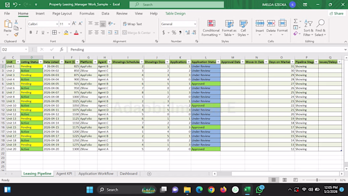 Optimize Rental Processes with Our Leasing Operations Tracker