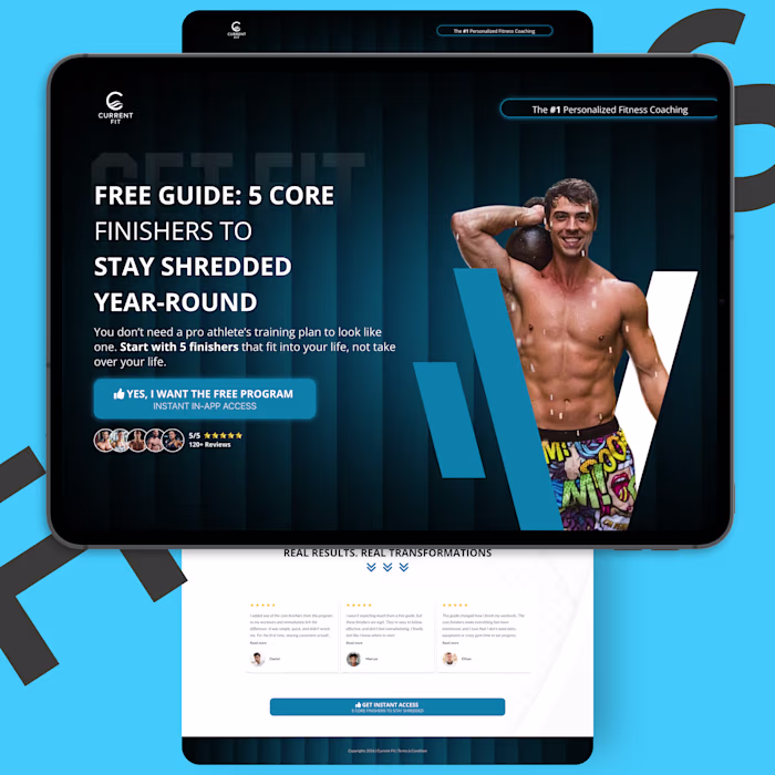 Fitness Coaching Landing Page