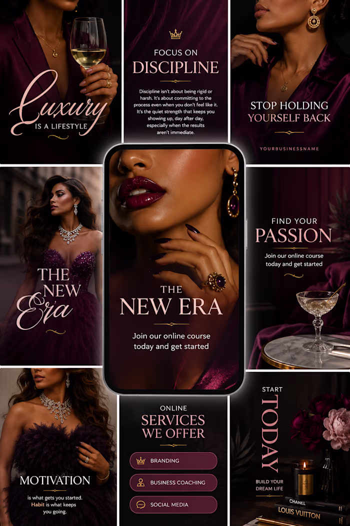 Luxury Lifestyle Social Media Campaign
This