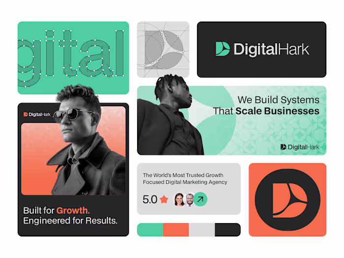 Digital Hark - Logo & Branding For a Digital Marketing Agenc...