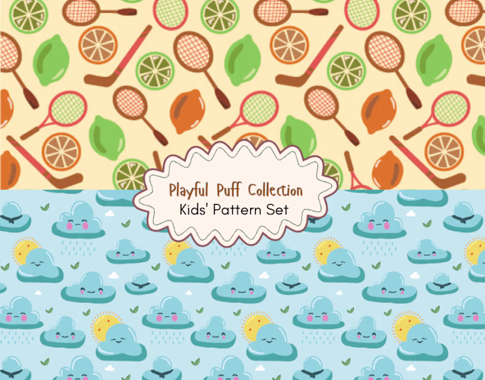 Playful Puff Collection - Kids' Pattern Design