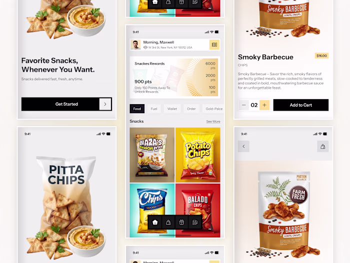 CrispyCart – Food Commerce App