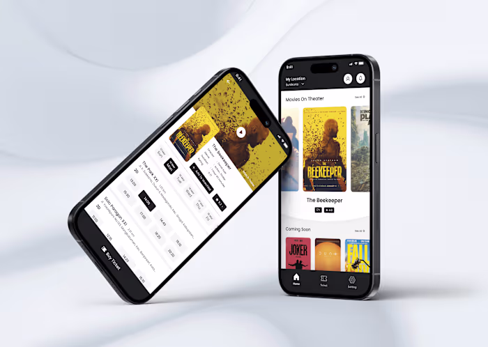 Movie Ticket Mobile App Design