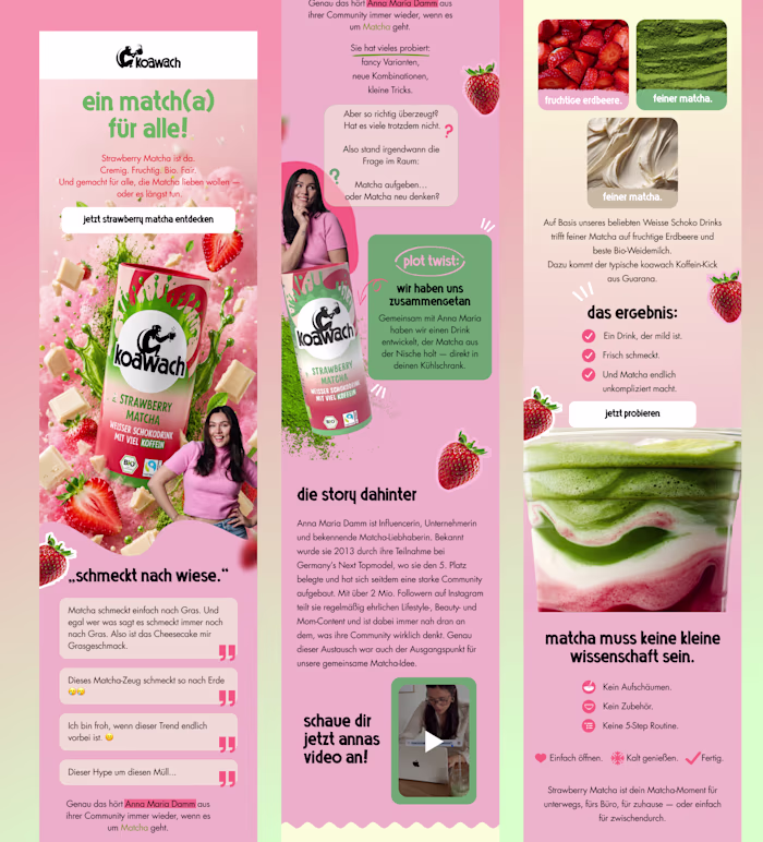 Email Design for Koawach -