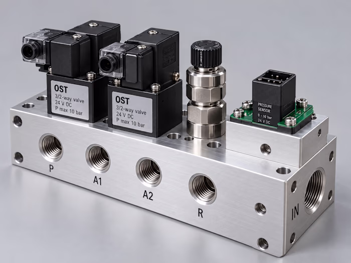 Pneumatic Valve Manifold | Industrial