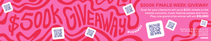 #VENMOU 500K Giveaway Campaign Design