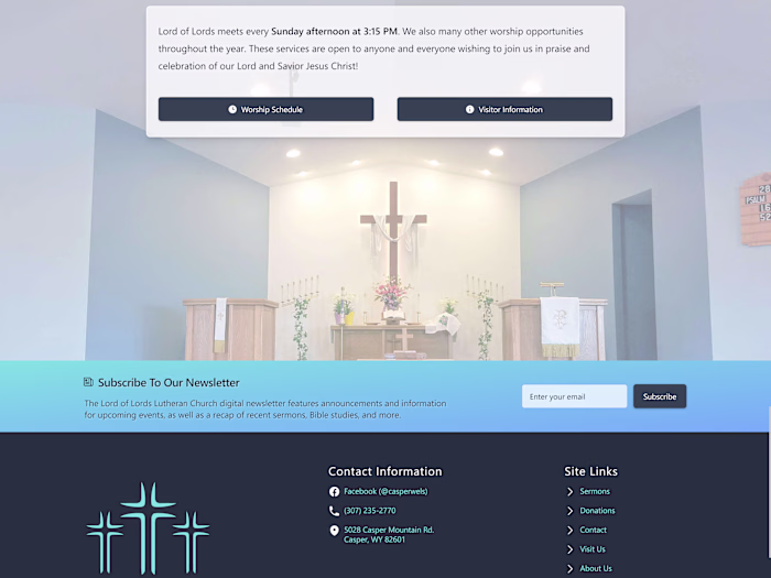 Lord of Lords Church – WordPress Website Migration