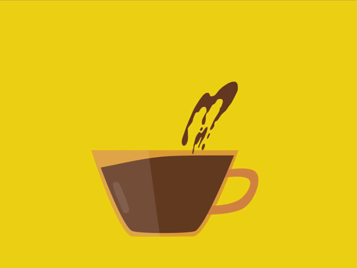 Animation about the coffee production