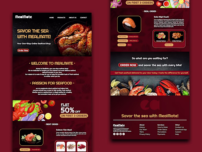 Food Delivery Website