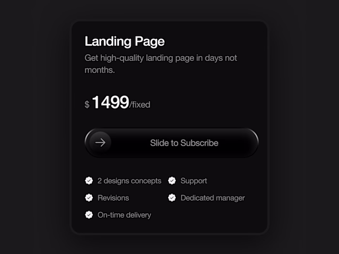 Premium Pricing Card UI Exploration for SaaS