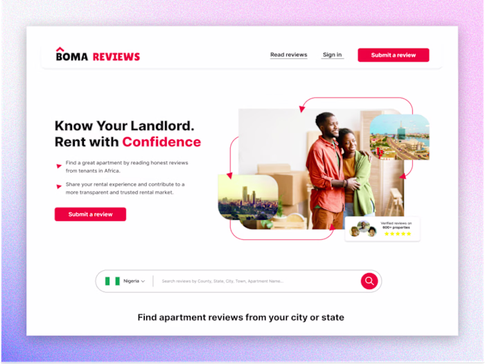 Apartnment reviews platfrom 