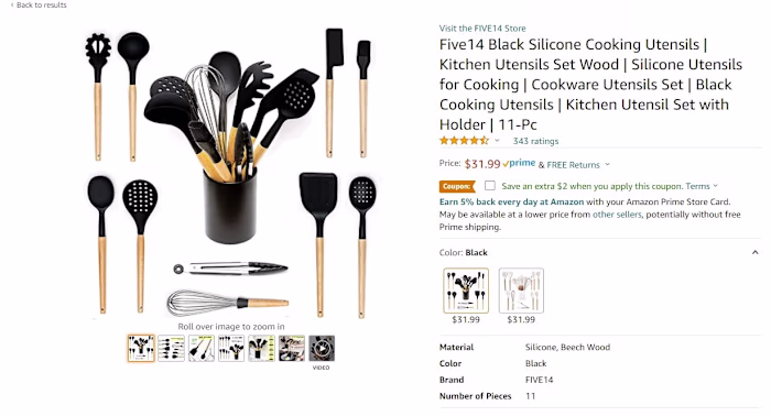Amazon Listing