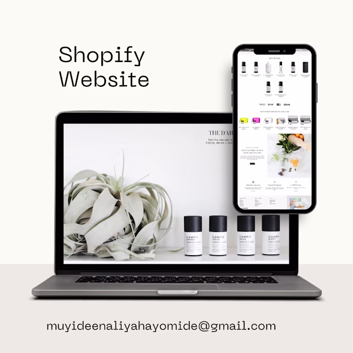 Wellness & Essential Oils E-commerce