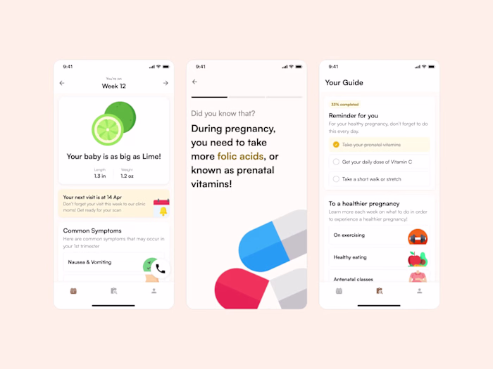Designing a Smart Pregnancy-Tracker App from 0 to 1