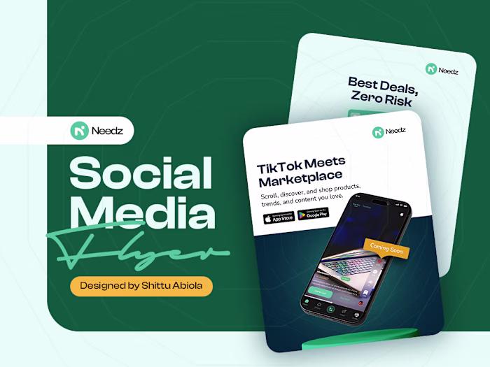 NeedzApp | Play Store Features Design | Flyer