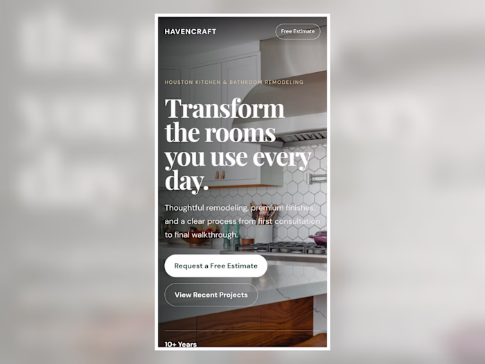 Luxury Real Estate Website —