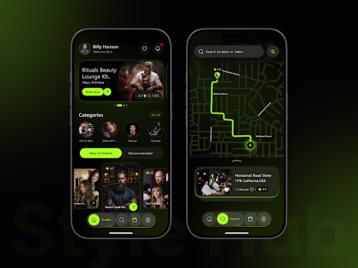 Style Hub - Barber and Beauty Salon Booking App