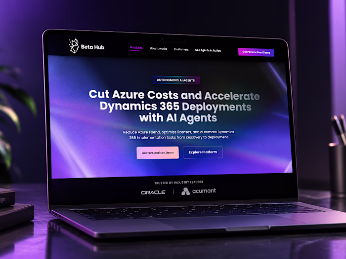 BetaHub Website Redesign 