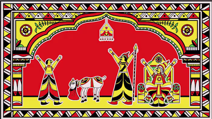 Illustration work for Indian themed animation