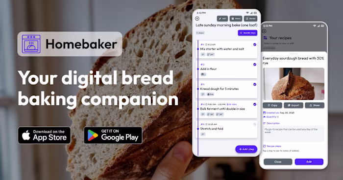 Homebaker Bread Baking App Development