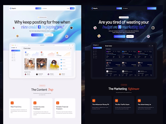 Klippify — Influencer Marketing SaaS Platform