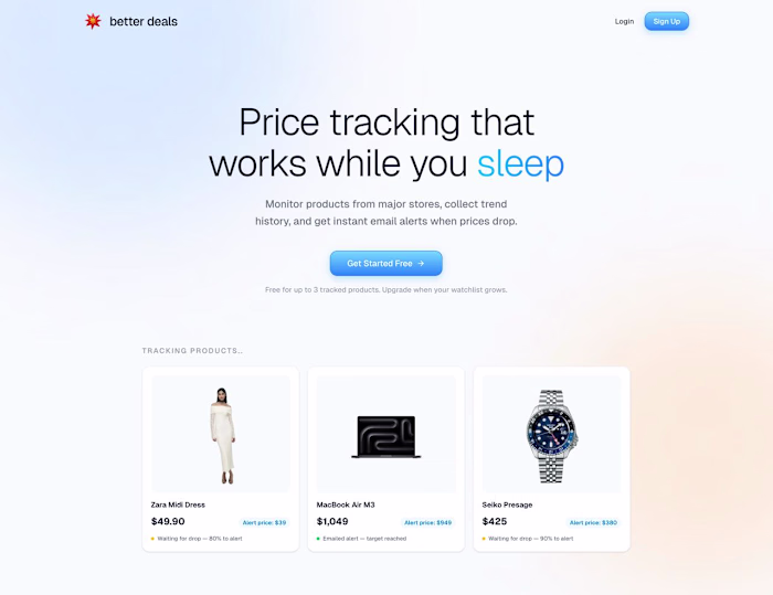 Track product prices from Amazon,