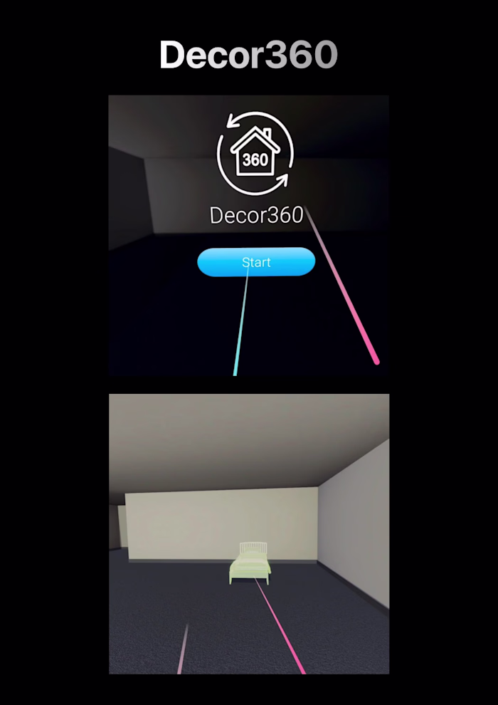 Decor 360° VR/AR Experience Design