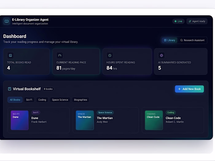 E-Library Organizer Agent
