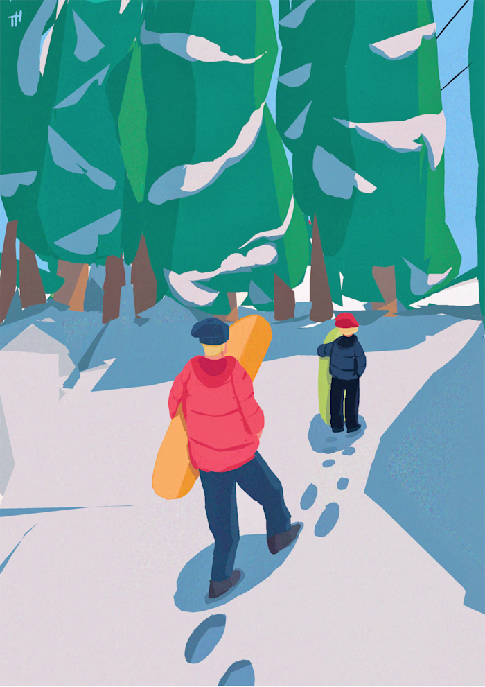 Father and Son - Winter Series #3