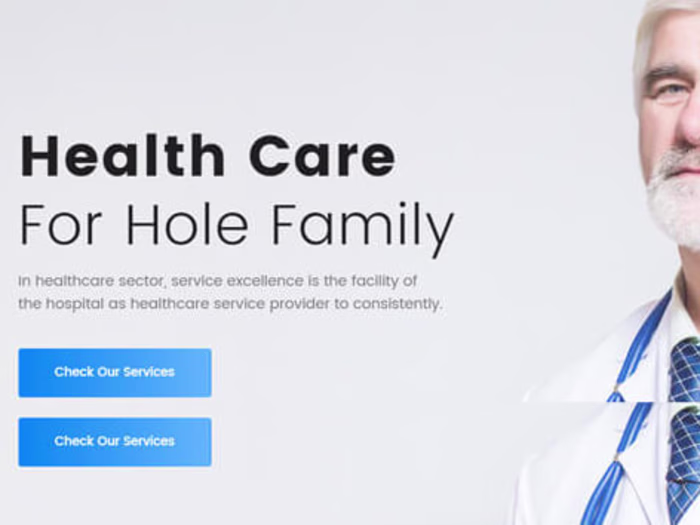 Medical Care Website Development