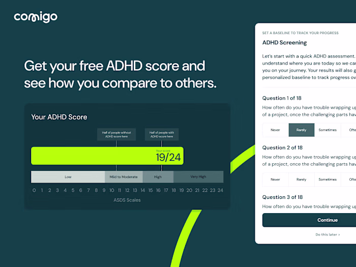 Comigo: AI Powered ADHD Support