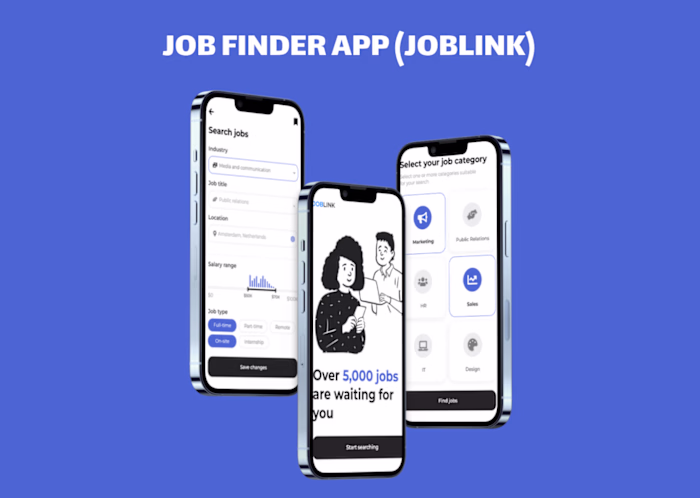Job finder app (Joblink)