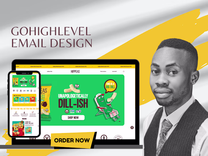 Gohighlevel Email Design Figma Mock