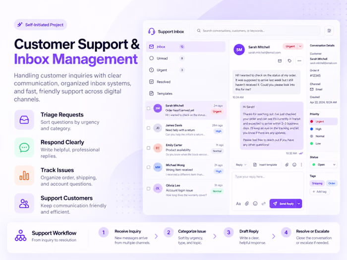 Customer Support and Inbox Management