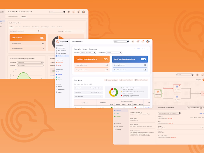 SimplyAsk SaaS UI Design