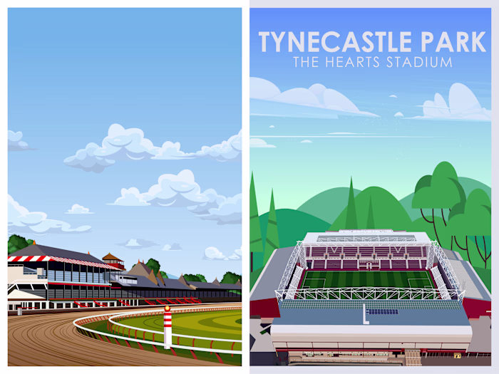 Need a custom stadium illustration