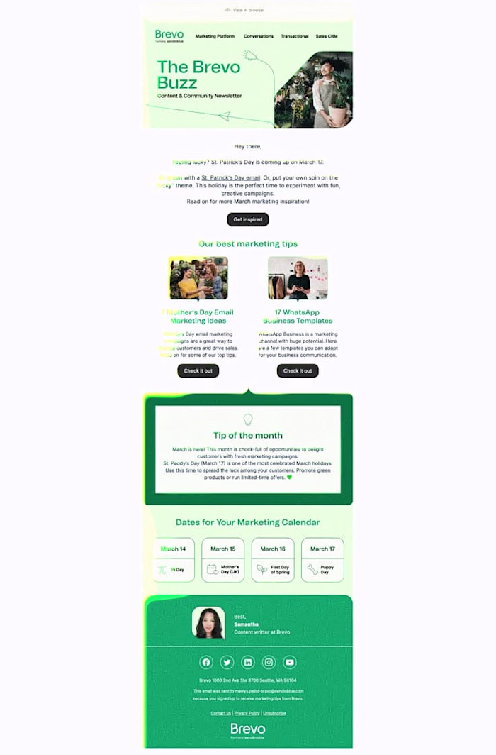 Email marketing project