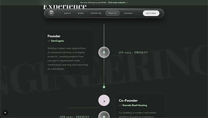 Designed and developed a modern,