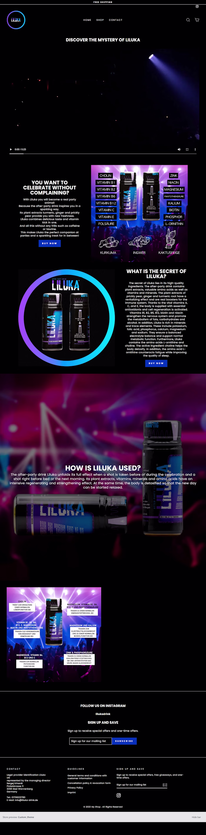Dark Theme Elementor Landing Page Design