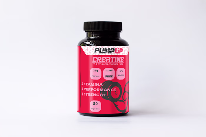 Minimal and appealing supplement package design on Behance
