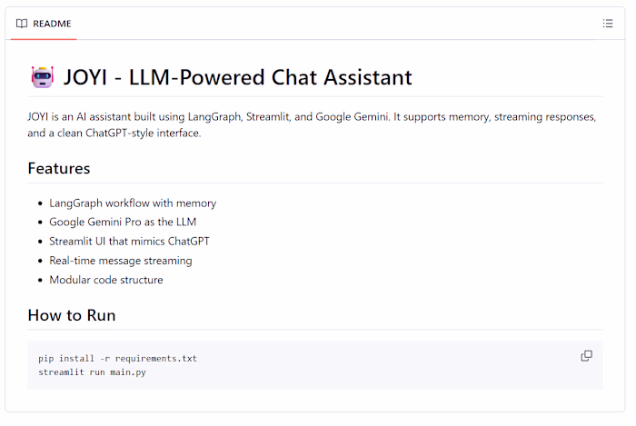 JOYI is an AI assistant
